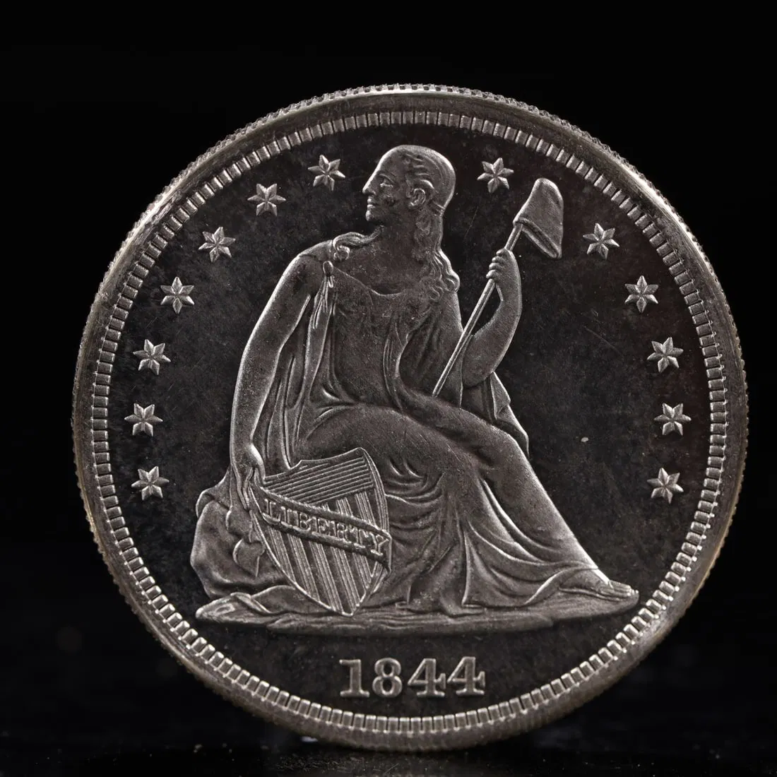USA One Dollar 1844 Coin