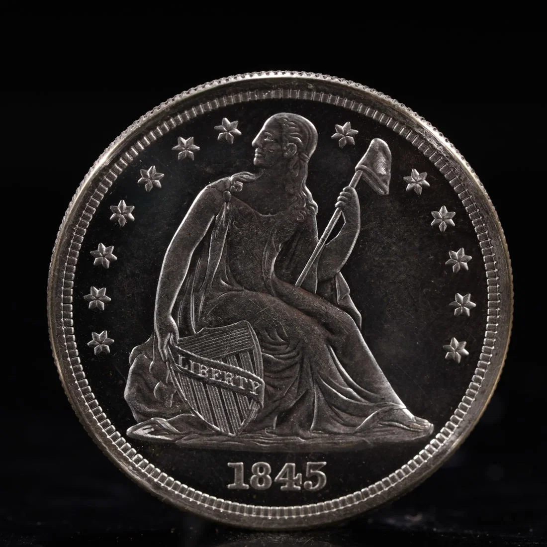 USA One Dollar 1845 Coin