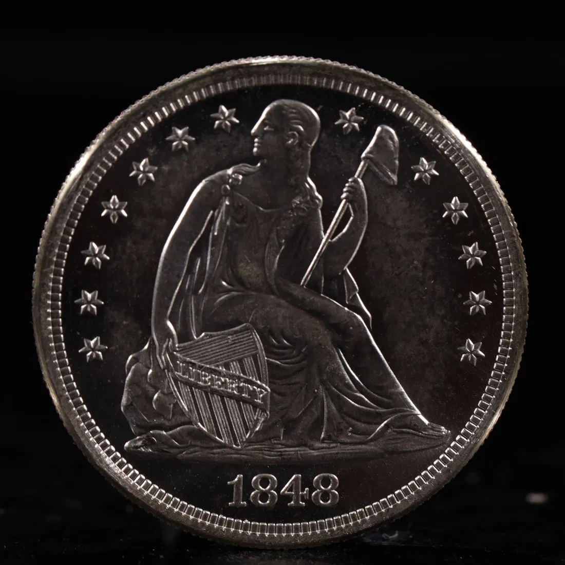 USA One Dollar 1848 Coin