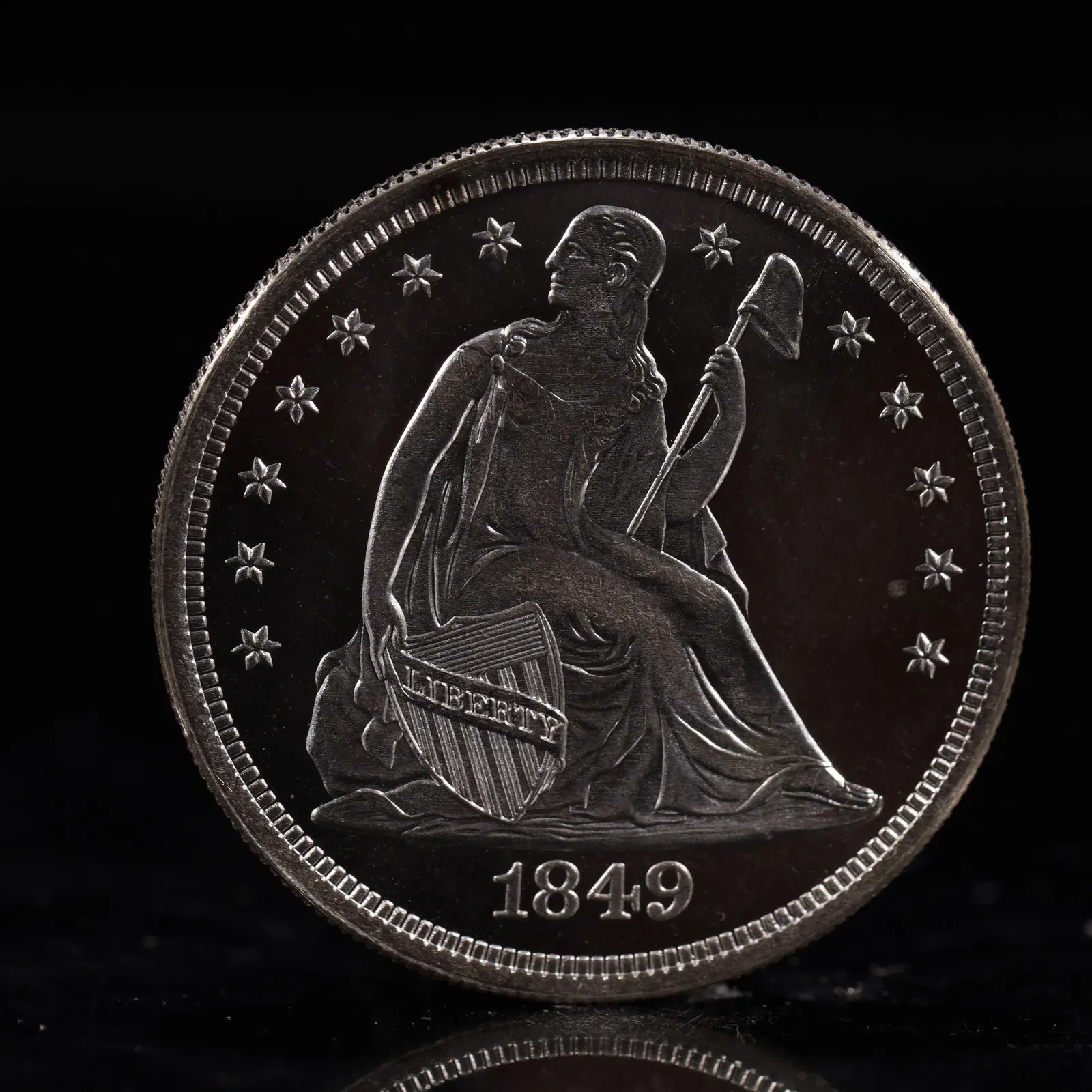 USA One Dollar 1849 Coin