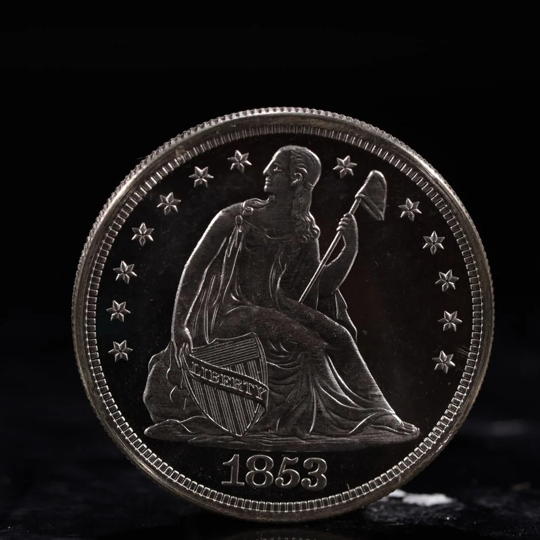 USA One Dollar 1853 Coin