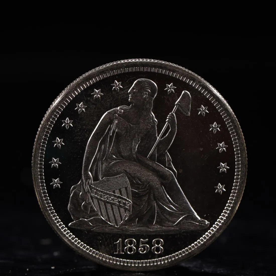 USA One Dollar 1858 Coin