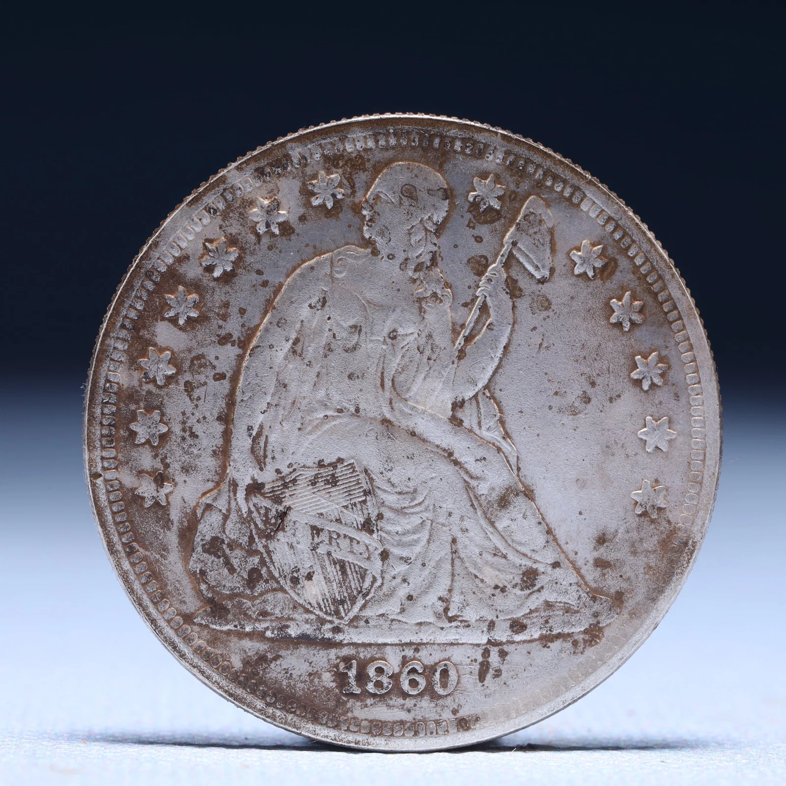USA One Dollar 1860 Coin