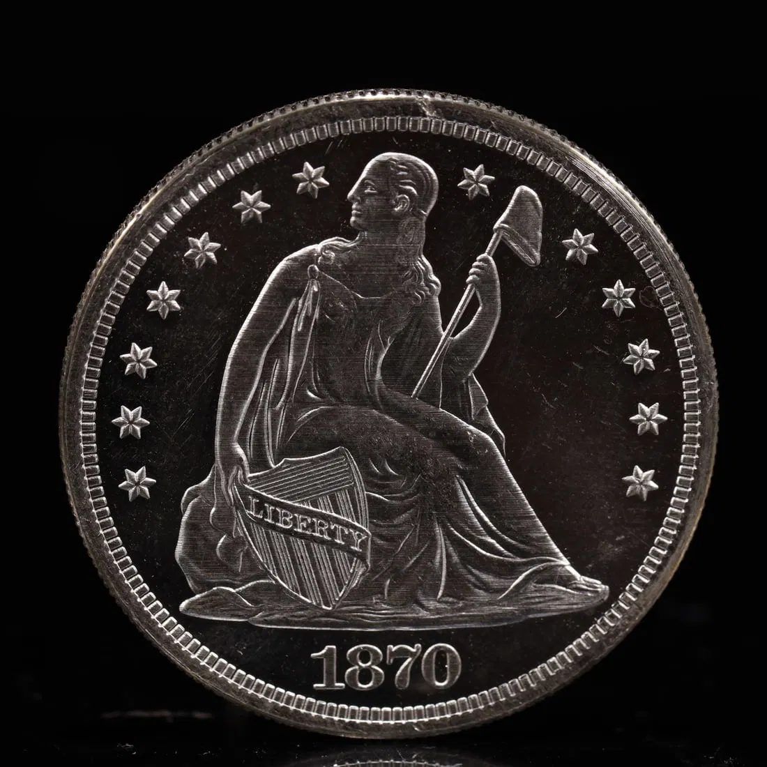 USA One Dollar 1870 Coin