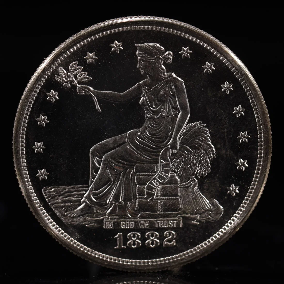 USA Trade Dollar 1882 Coin