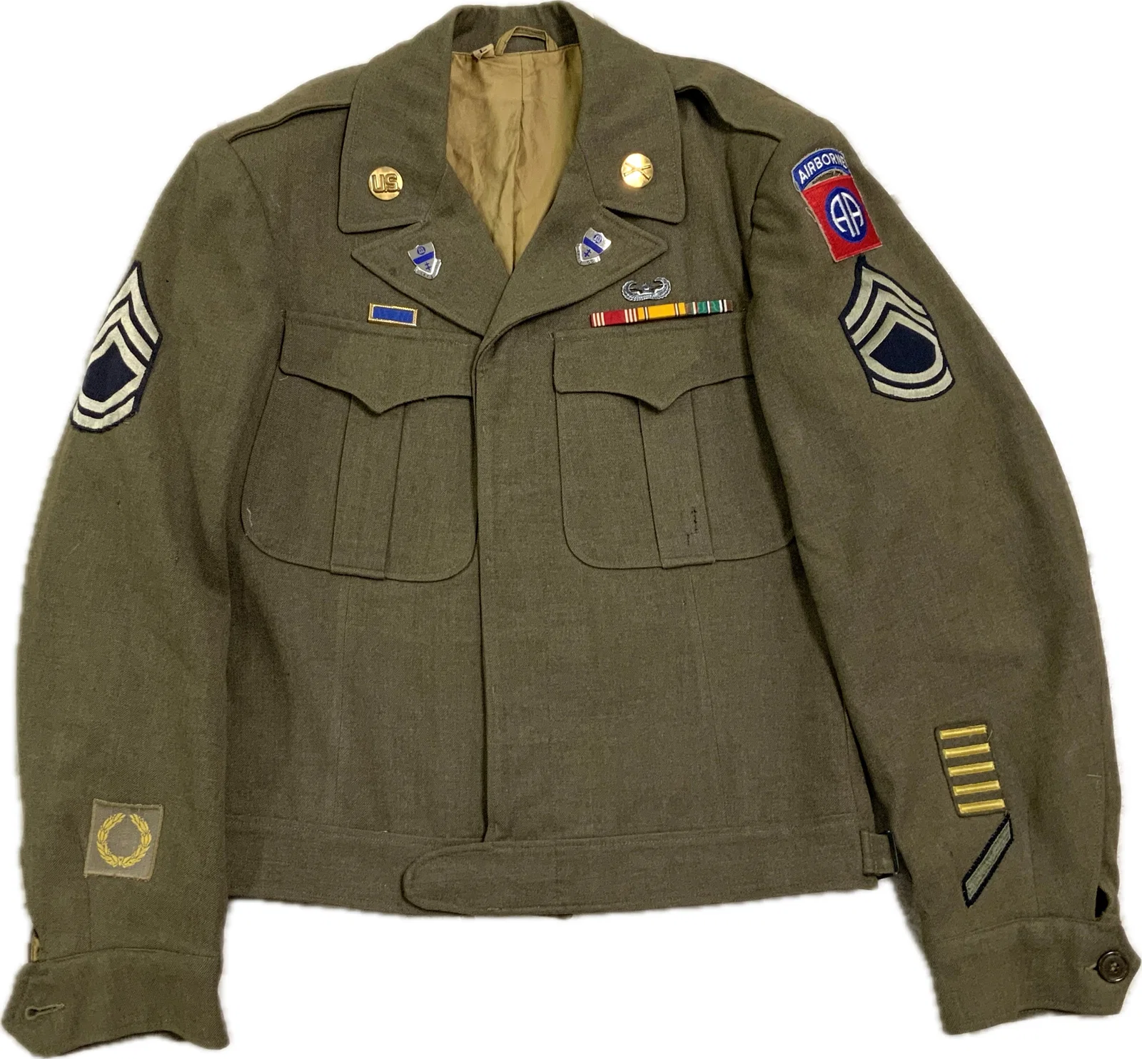 USA WWII ARMY 82nd AIRBORNE DIVISION IKE JACKET