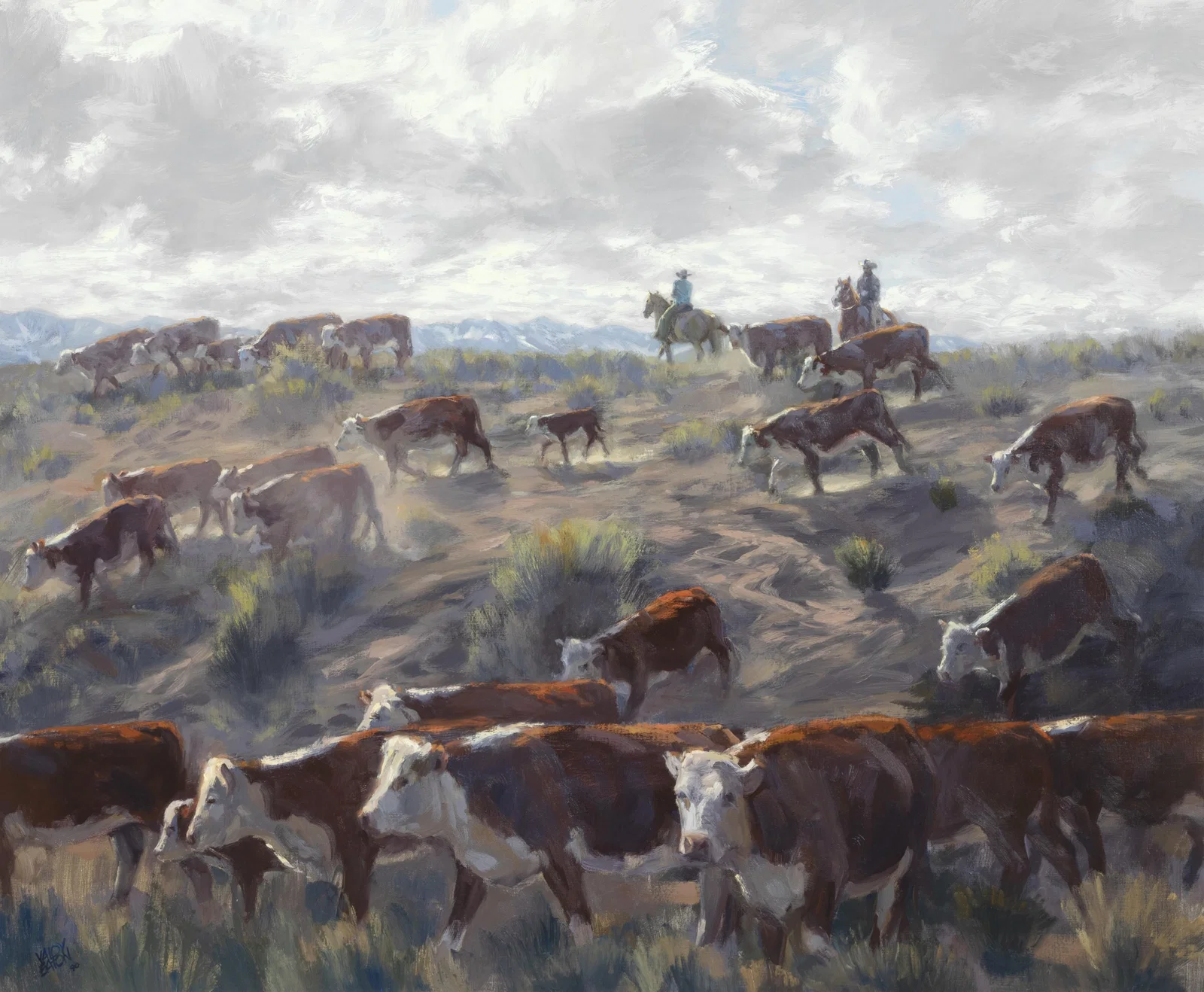 Valoy Eaton, Over the Ridge, 1990