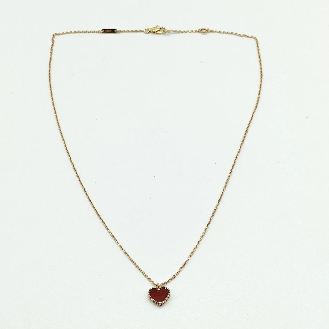 VAN CLEEF AND ARPELS NECKLACE SWEET ALHAMBRA GOLD