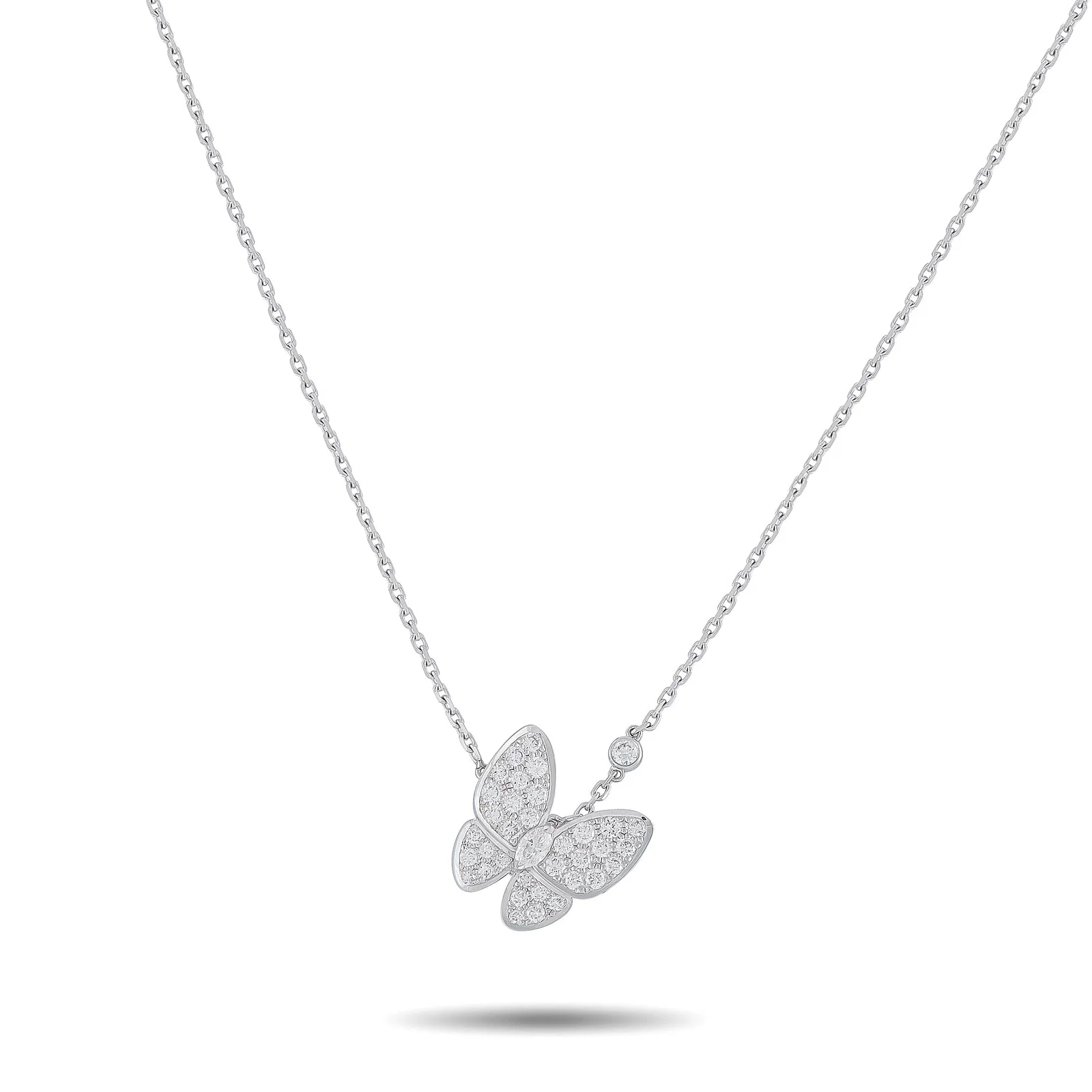 Van Cleef & Arpels 0.88ctw Diamond and 18K Necklace