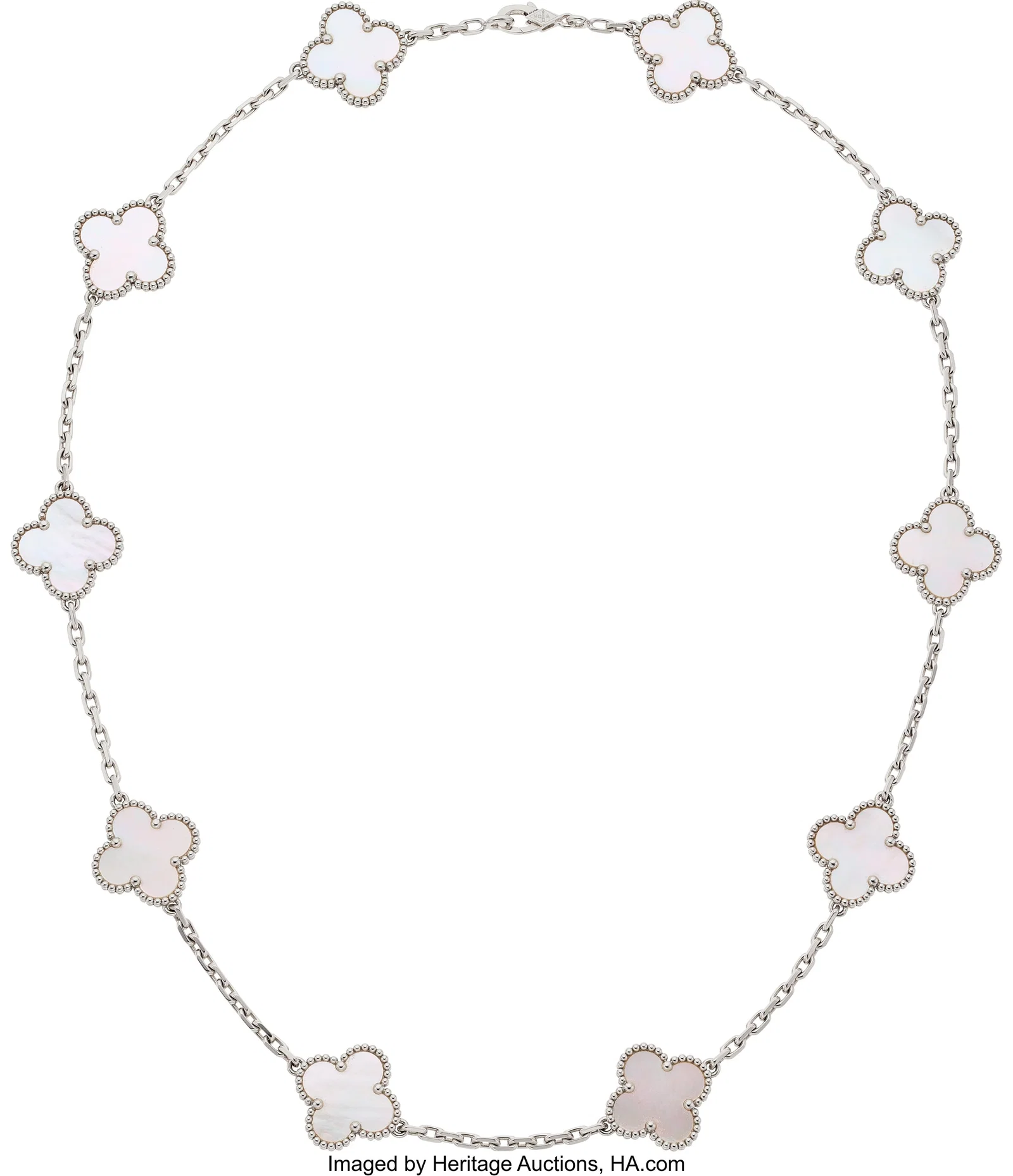 Van Cleef & Arpels Mother-of-Pearl, White Gold