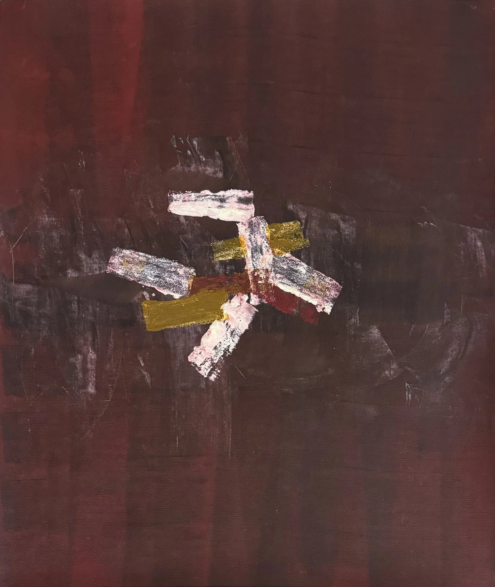VASUDEO S. GAITONDE (1924-2001), Ecole Indienne. Sans titre, 1960.