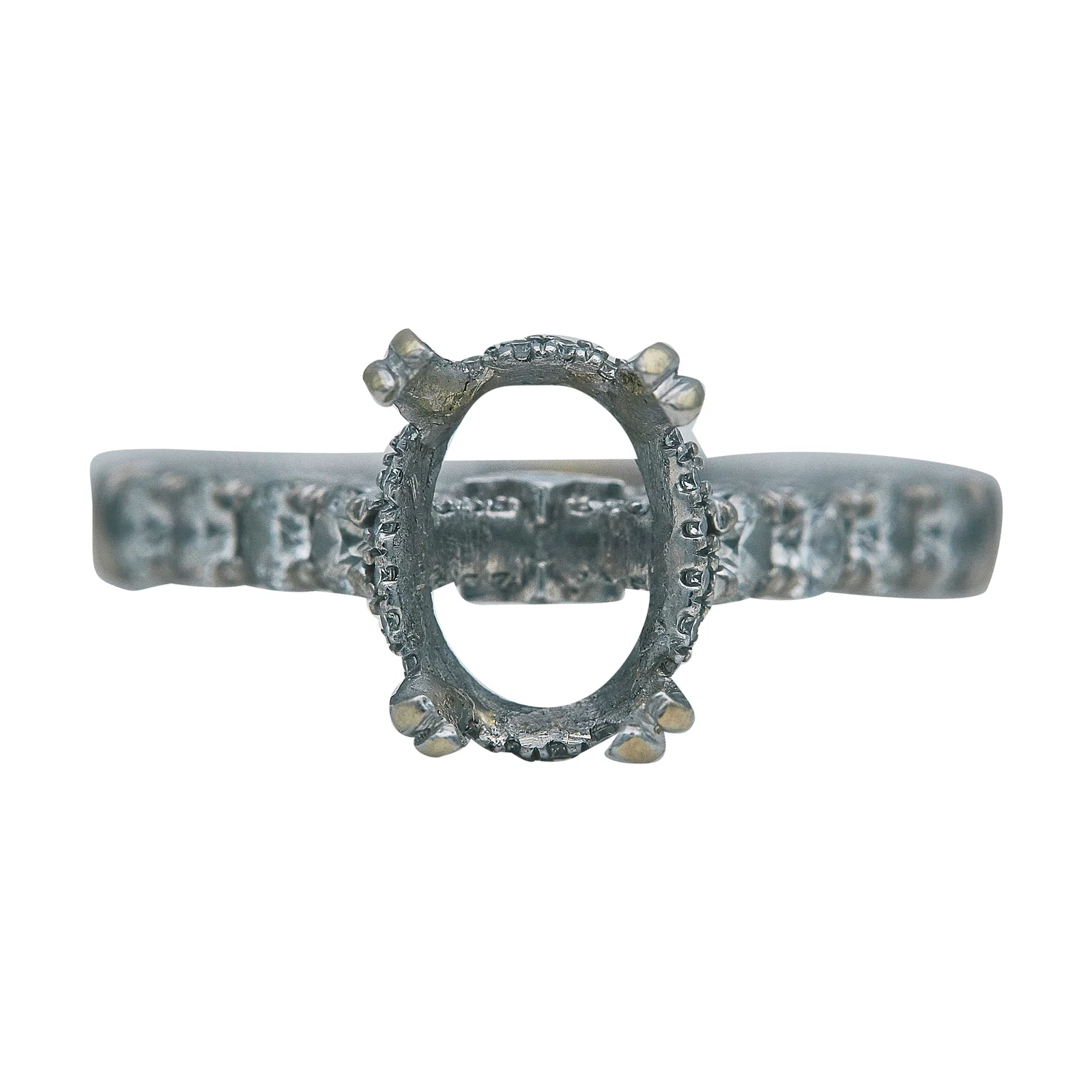 Verragio 18K White Gold and Diamond Ring Setting