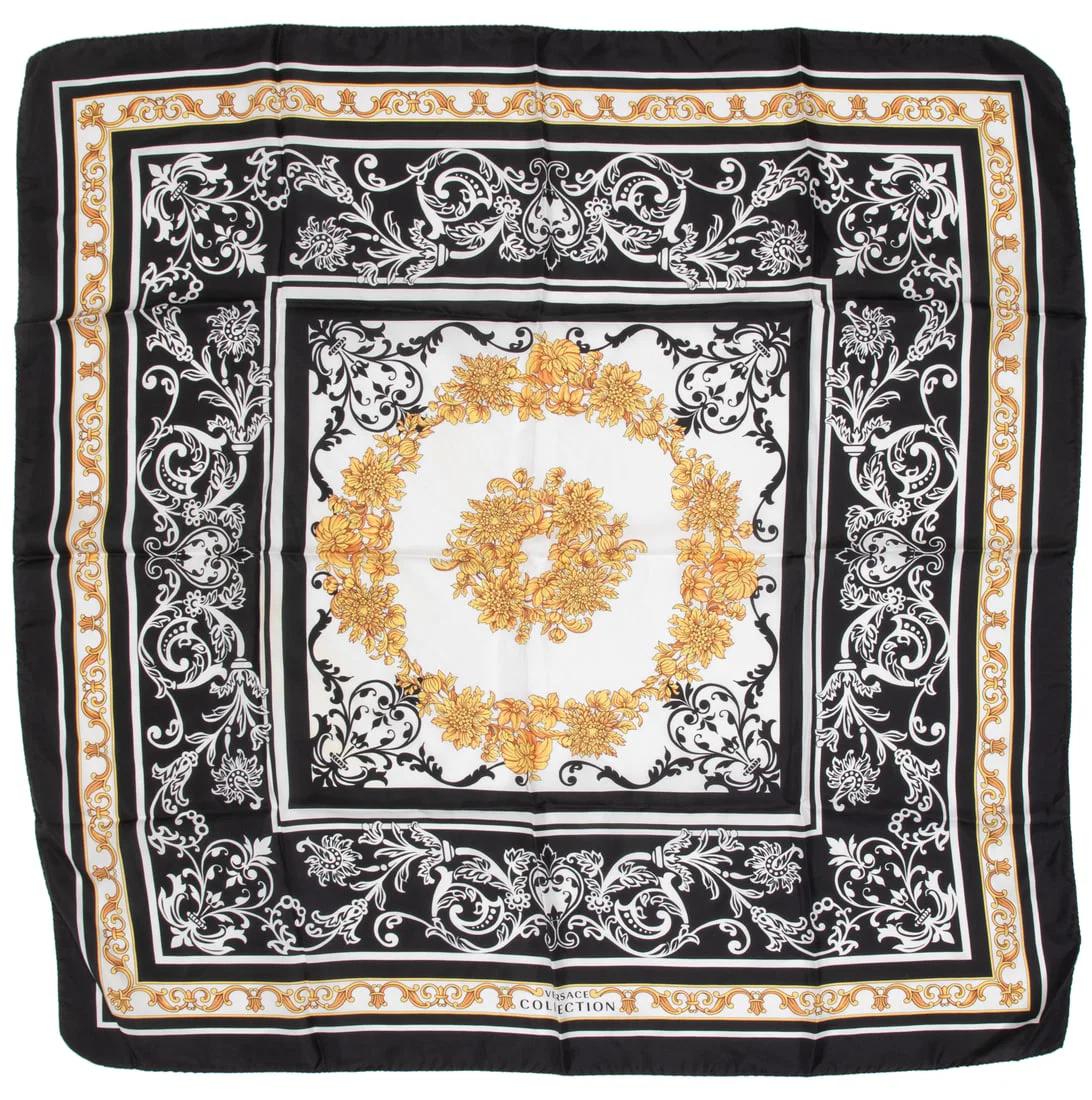 Versace Collection Barocco Silk Scarf