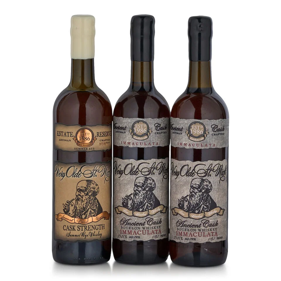 Very Olde St. Nick Cask Strength Summer Rye (1 bottle, 750ml) Very Olde St. Nick Immaculata (2 ...