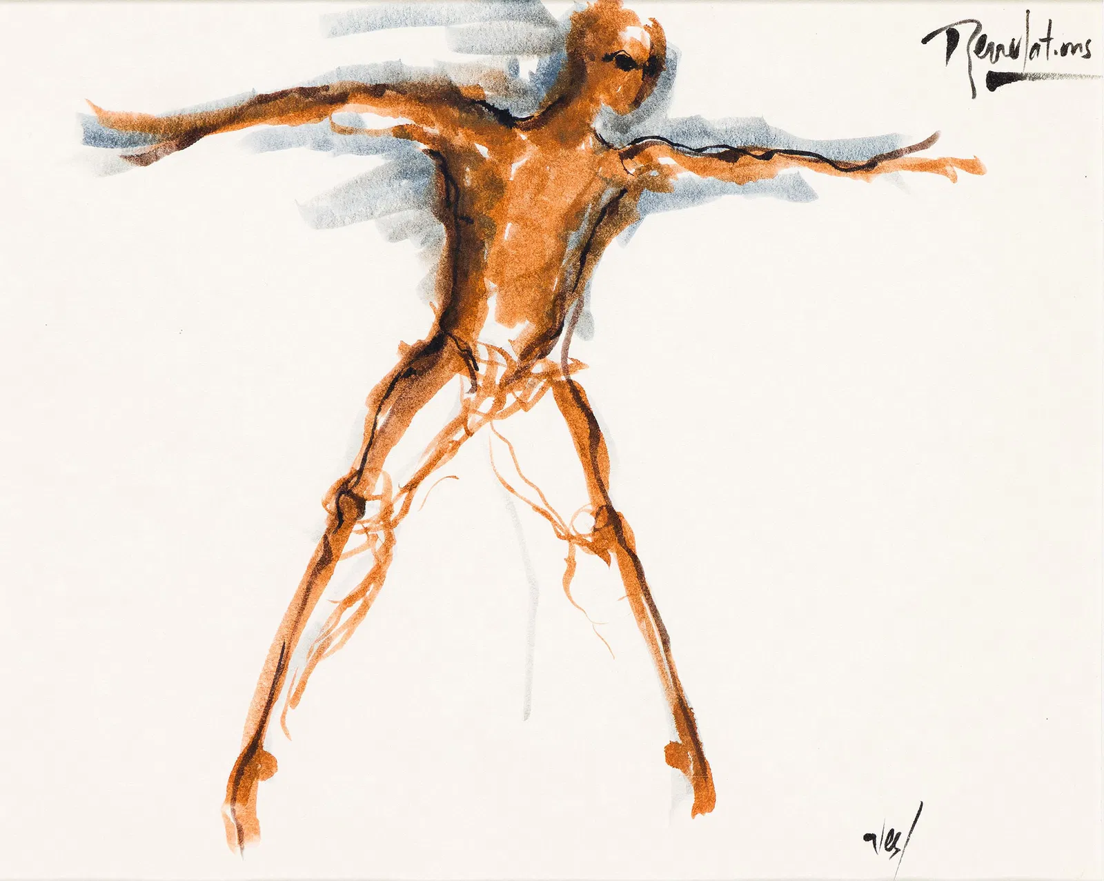 Ves Harper (1930-2004), Revelation (Sinnerman, Male dancer in Revelation, 4 Sketches), circa 1959-60