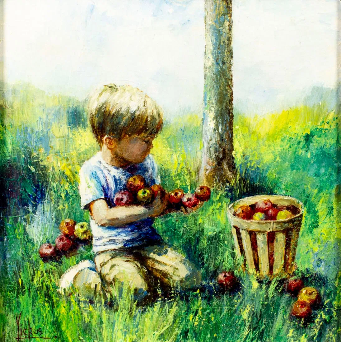 Vickers (US,20C) oil painting
