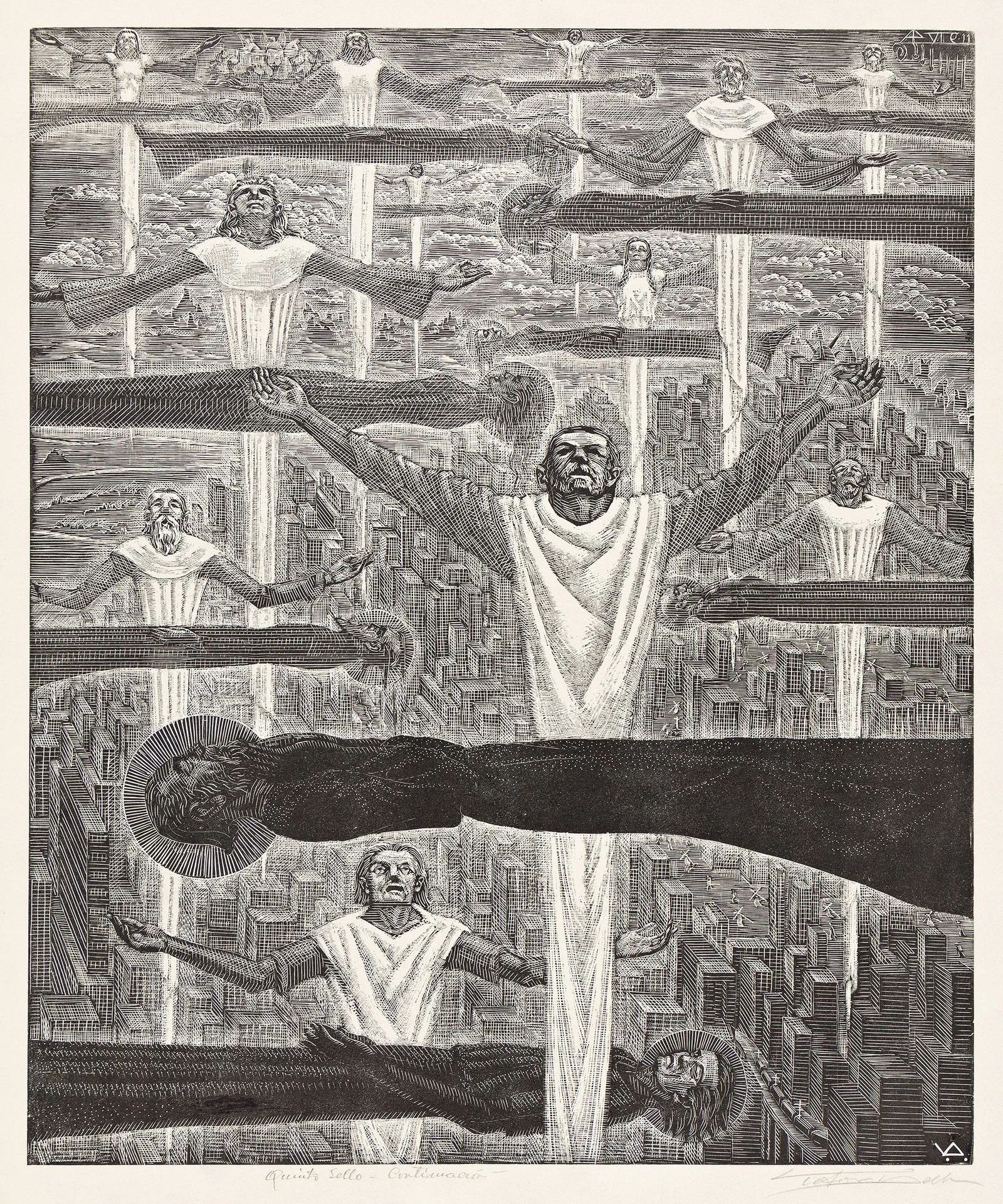 Victor Delhez (1902-1985), Book of Revelation, 1948-1960.