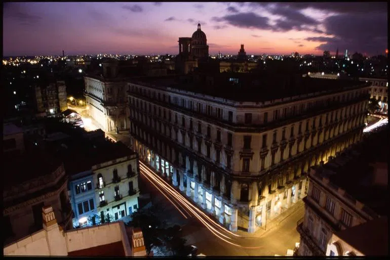 View from the Bacardi Building Rooftop, Havana - C Type