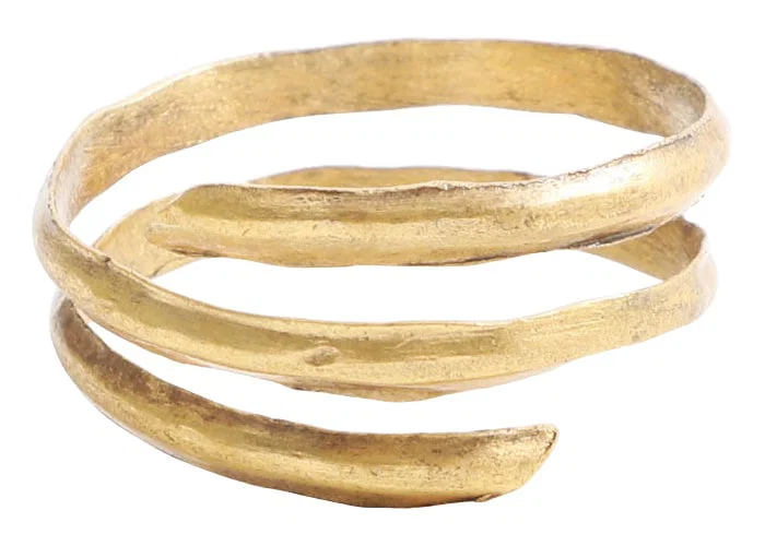 VIKING COIL RING, 9TH-10TH CENTURY, SIZE 12