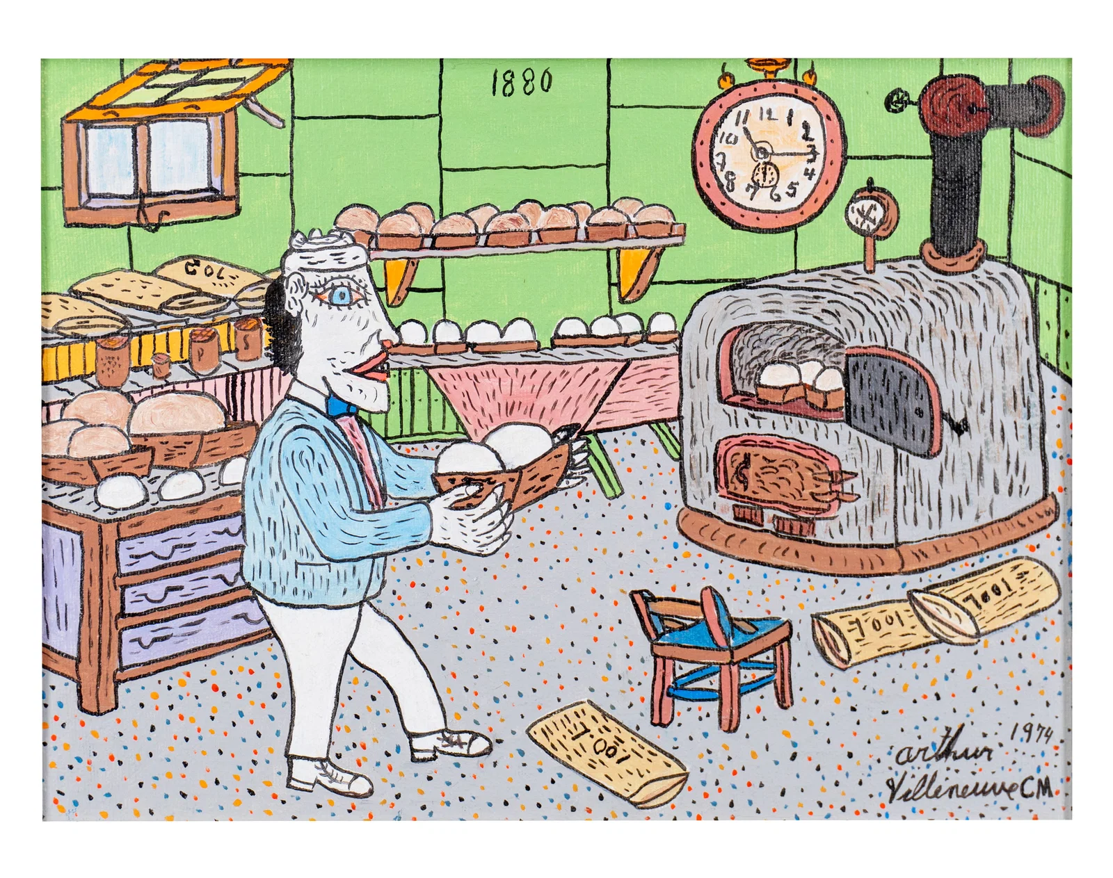 Villeneuve, Arthur - "Le Boulanger" - 1974