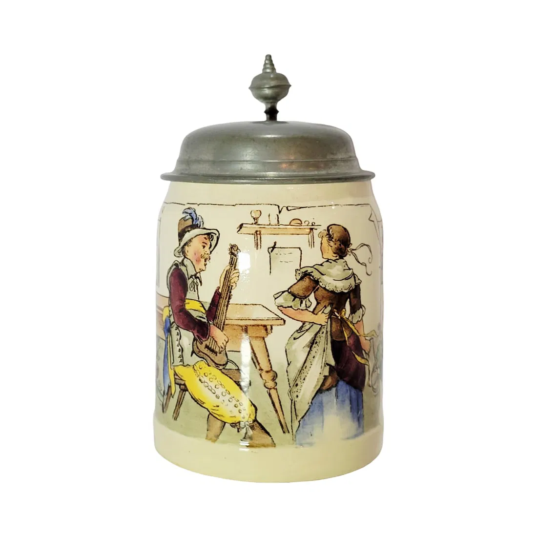 Villeroy & Boch Mettlach #1526/590, German Beer Stein, Tavern Life
