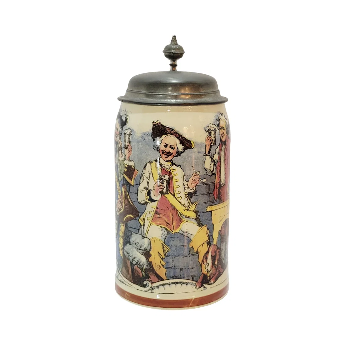 Villeroy & Boch Mettlach #1909/1143, German Beer Stein, Drinking Companions