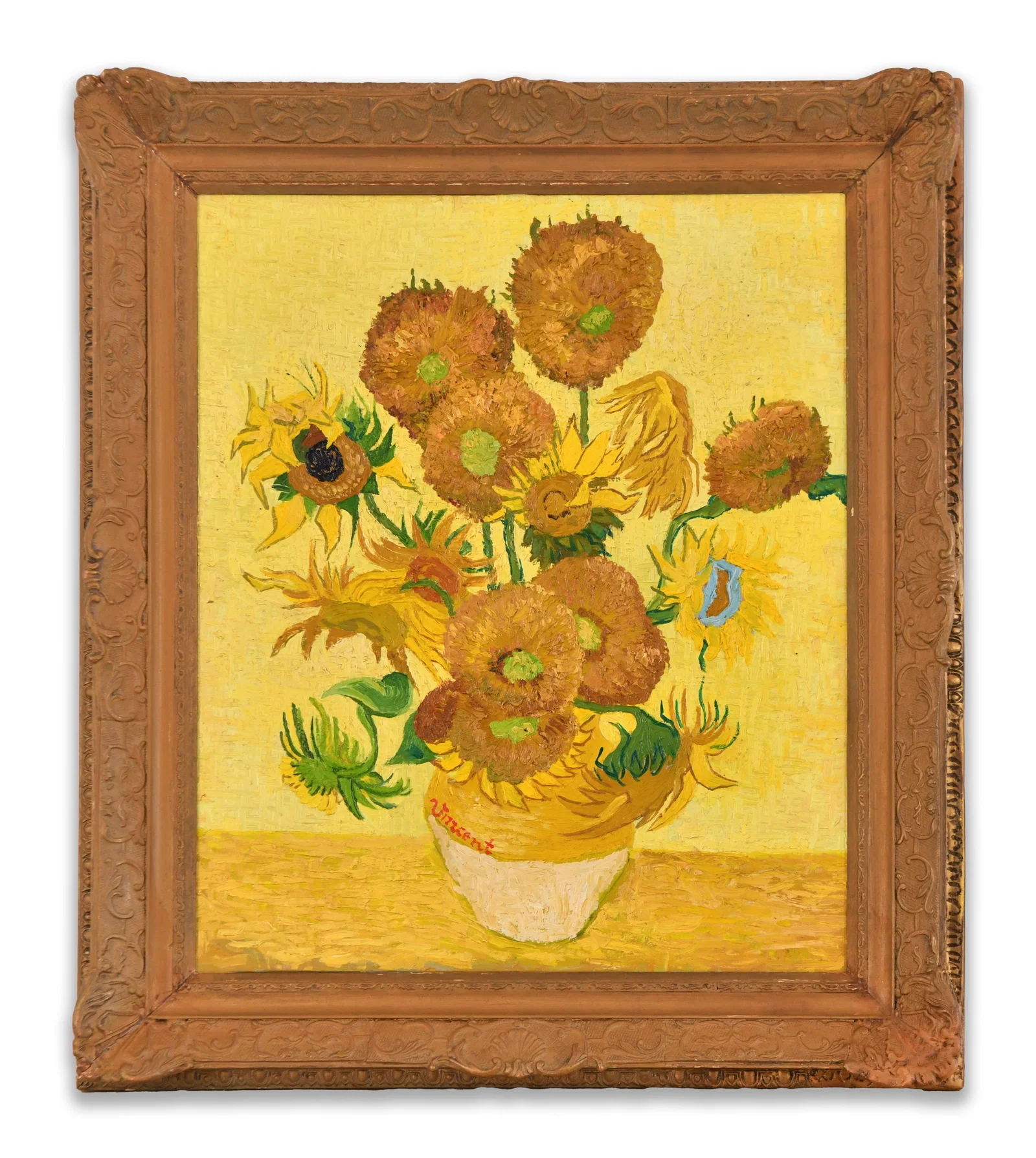 VINCENT VAN GOGH (1853–1890), SUNFLOWERS, OIL ON CANVAS