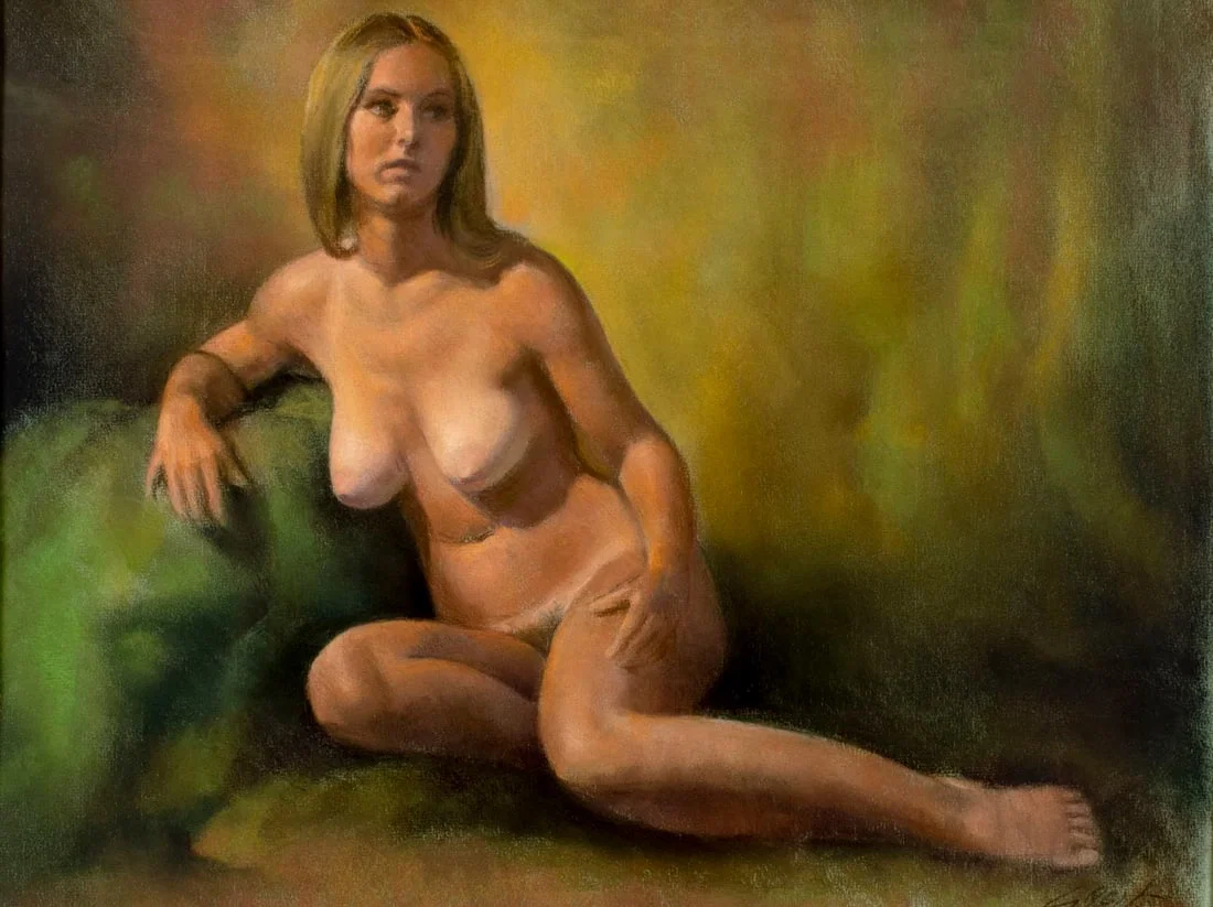 Vintage 20C American oil painting signed