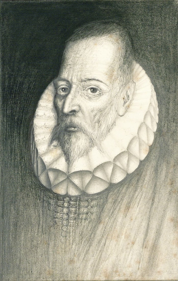 Vintage 20C graphite painting