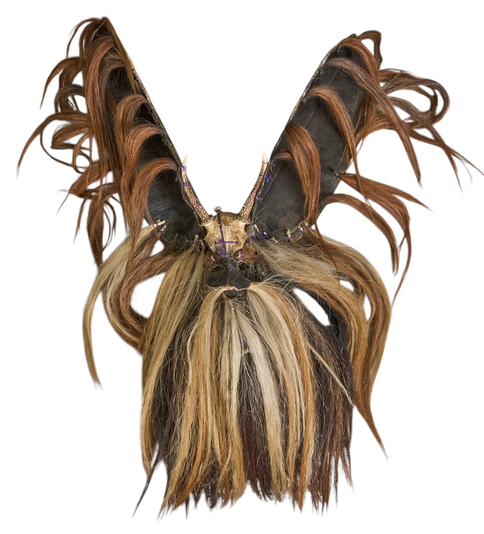 Vintage Afro-Mexican Folk Art Dance Mask