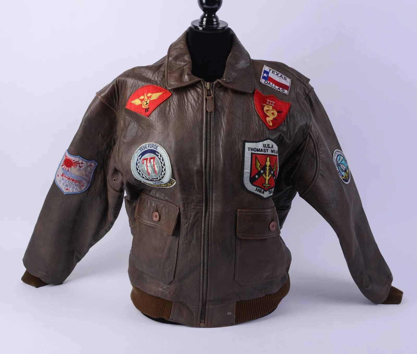 Vintage Army Pilot Jacket, Size XL.