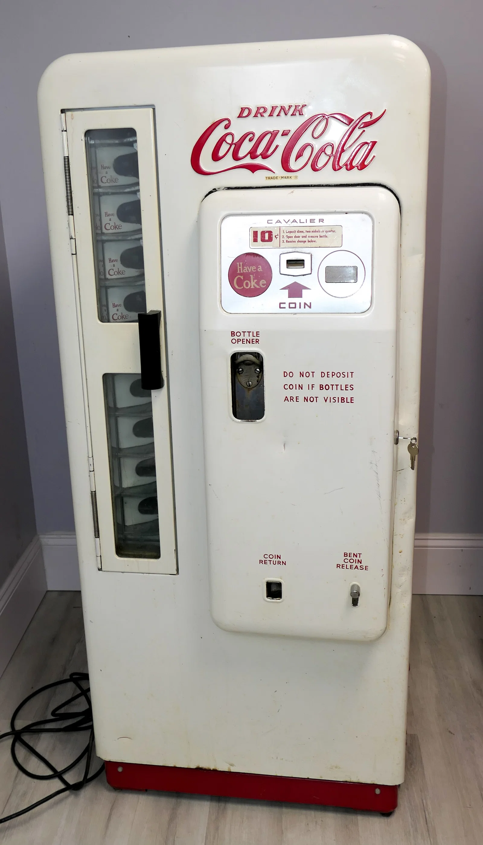 Vintage Cavalier Coca-Cola Vending Machine