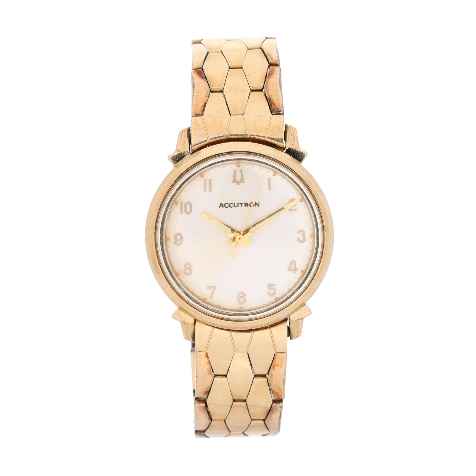 Vintage Gold-Filled and Stainless Steel Accutron Watch, Bulova