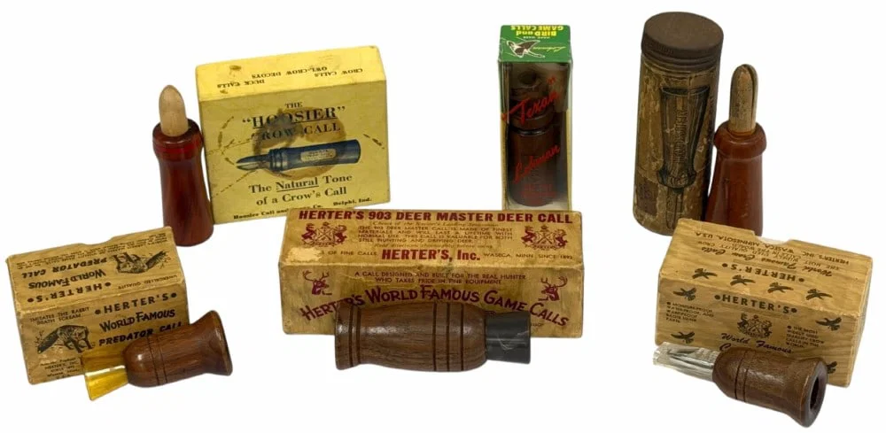 Vintage Herter's, Lohman and The Hoosier Bird, Game and Predator Calls