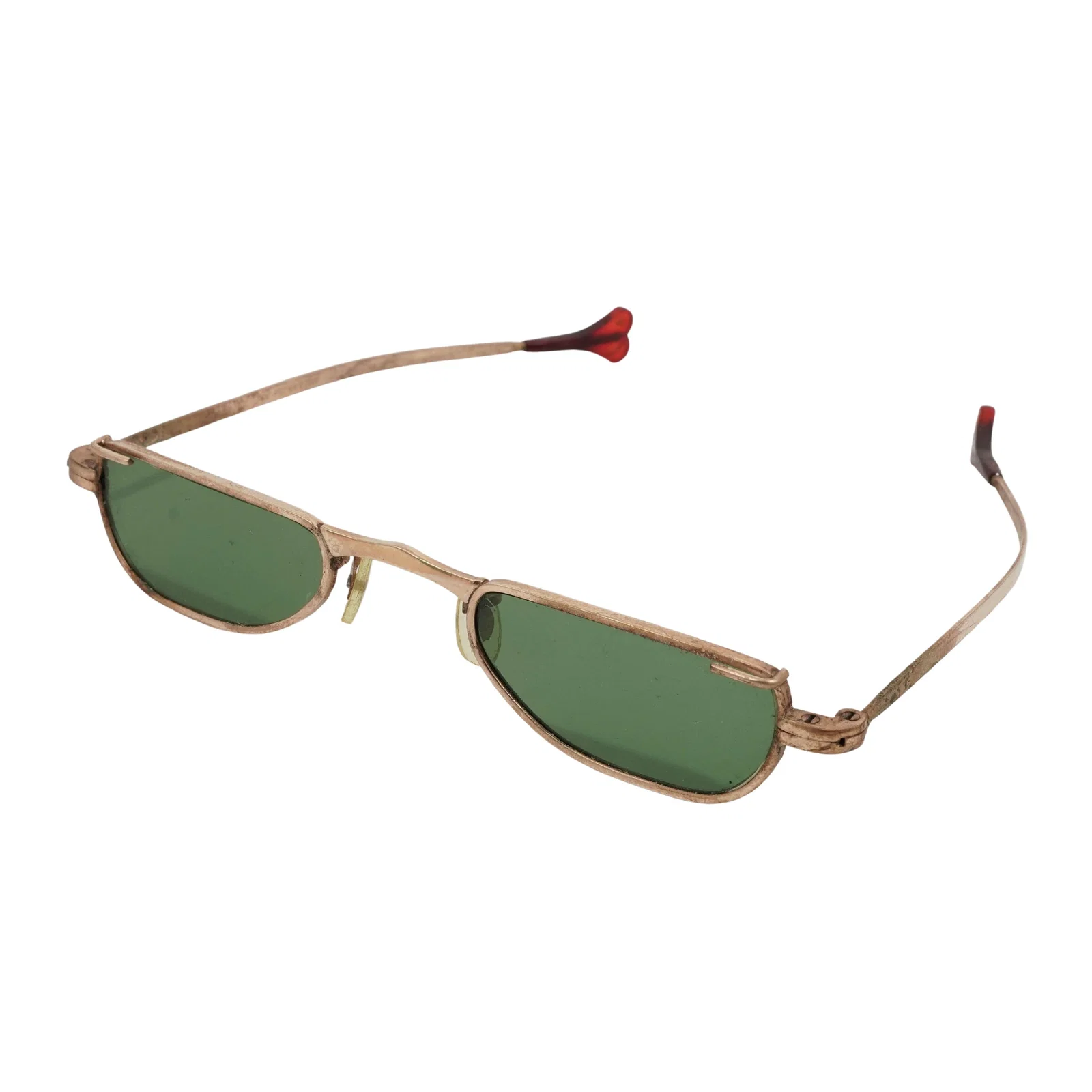 Vintage K.K. Spectale Co. Folding Sunglasses w/ Case