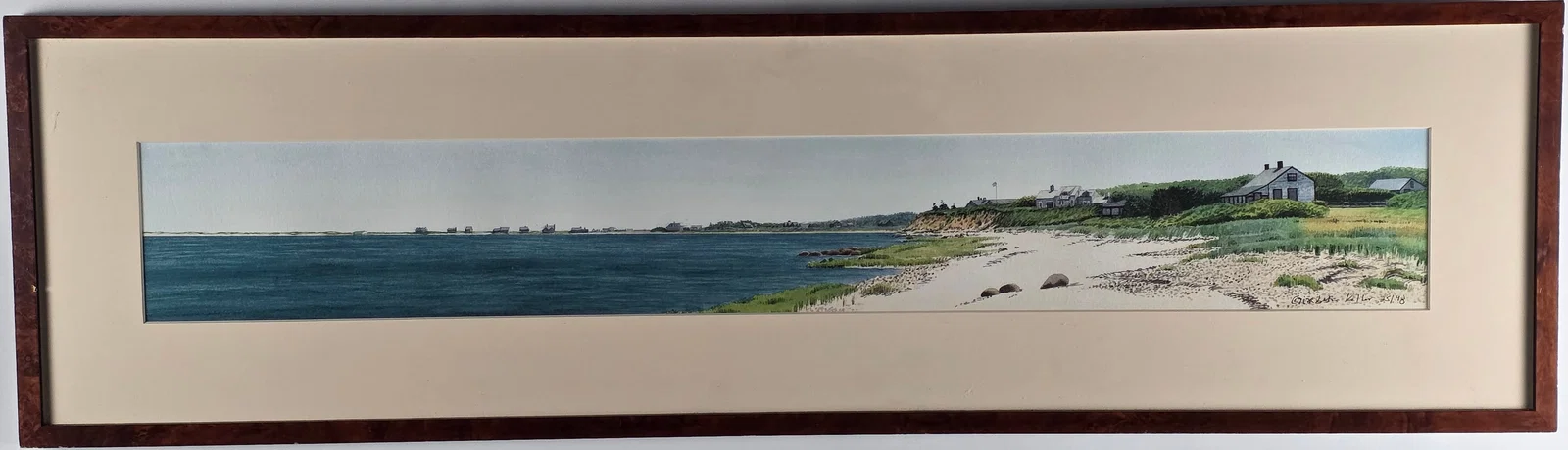 Vintage Limited Edition Elizabeth Keller Nantucket Lithograph, 20th century