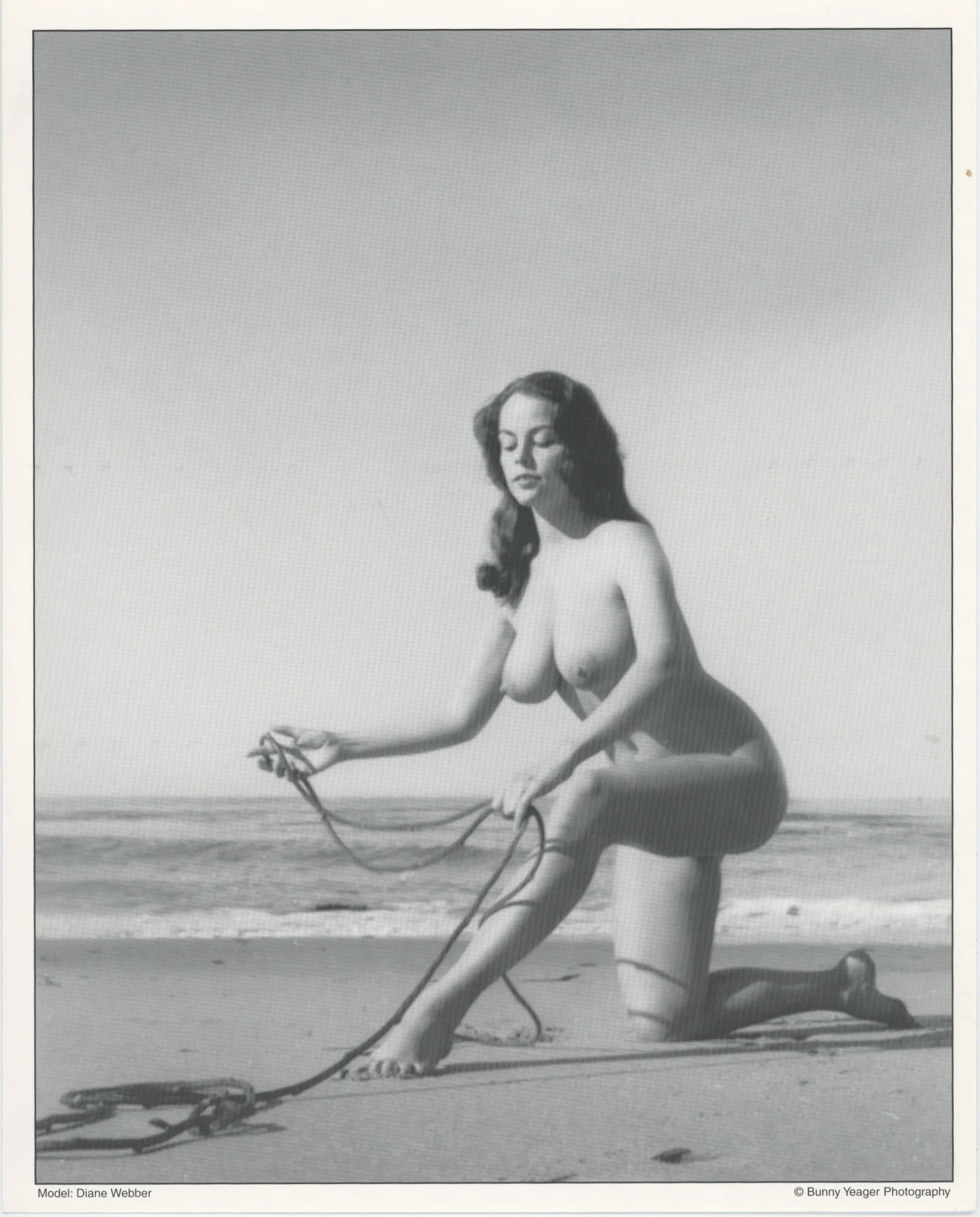 Vintage Litho Pin Up Model Diane Webber