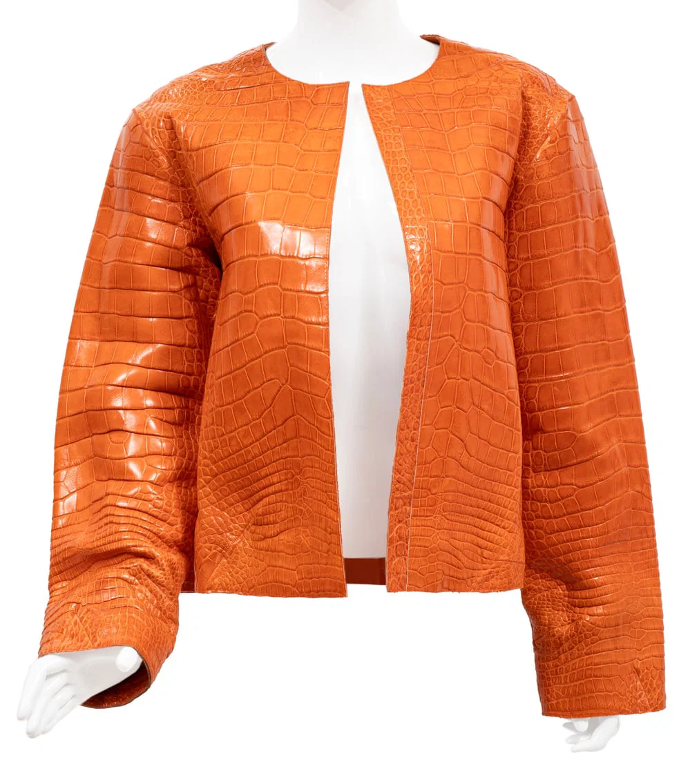 Vintage Oscar de la Renta Alligator Jacket
