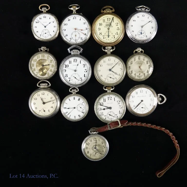 Vintage Pocket Watches, Most Working (13)
