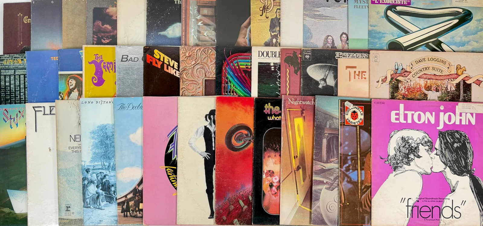 VINTAGE ROCK LP VINYL RECORD ALBUMS