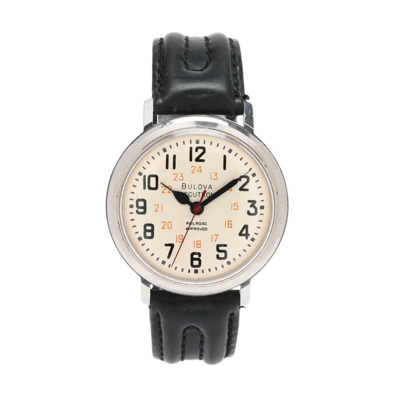 Vintage Stainless Steel Accutron Railroad Watch, Bulova