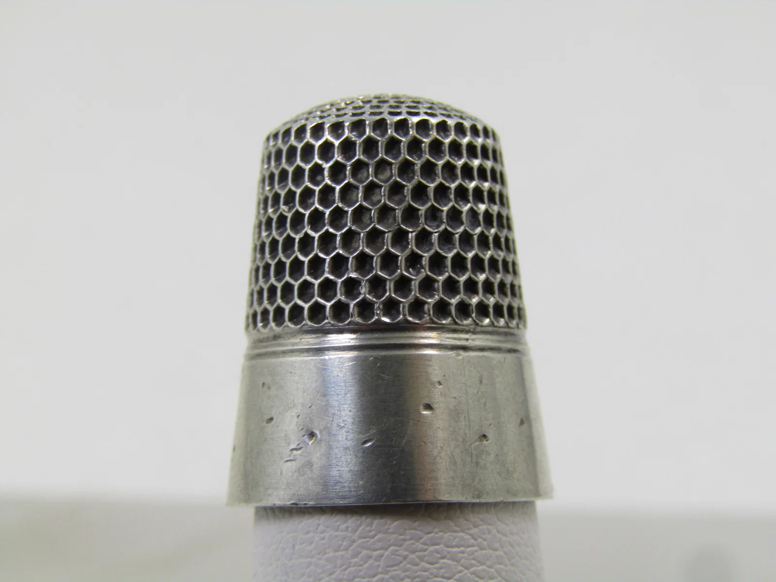 Vintage Sterling Thimble, Sz. 9, 1920's-1940's, Signed S