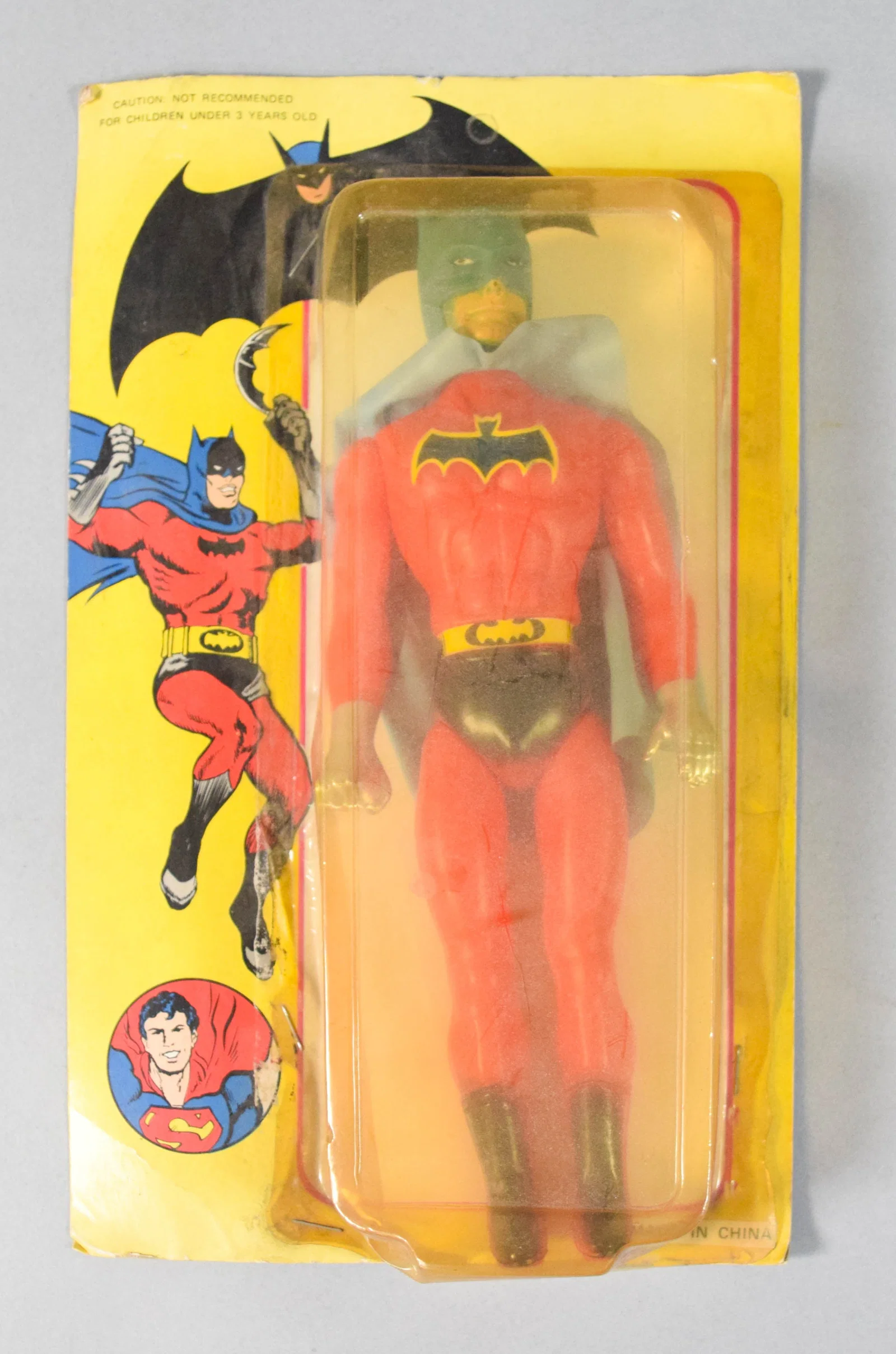 Vintage Unlicensed Batman Style Action Figure