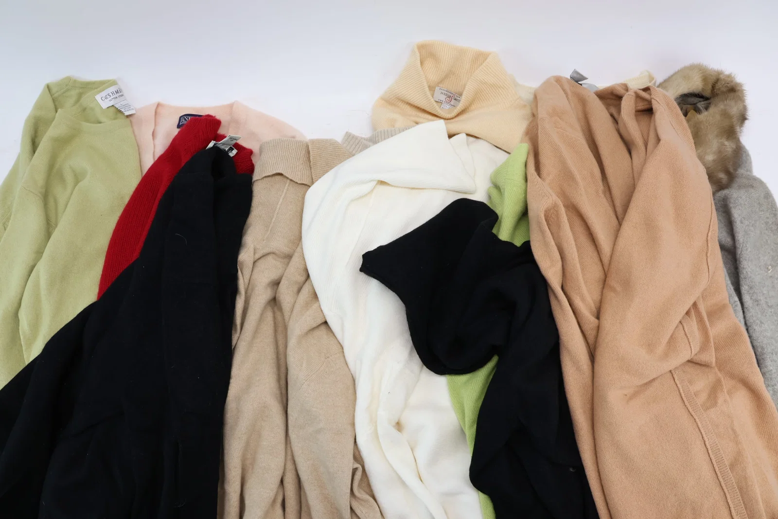 Vintage Women's Group of Assorted Cashmere Sweaters