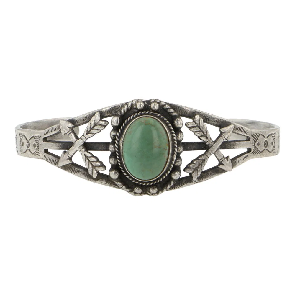 Vintrage Fred Harvey Era Nevada Turquoise Bracelet
