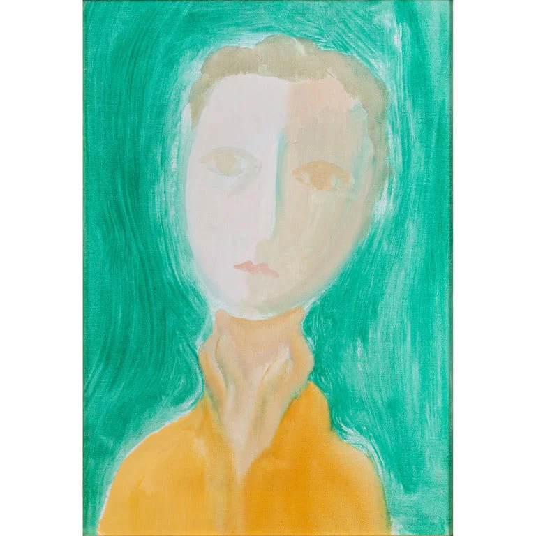 VIRGILIO GUIDI (1891-1984) Testa 1959 olio
