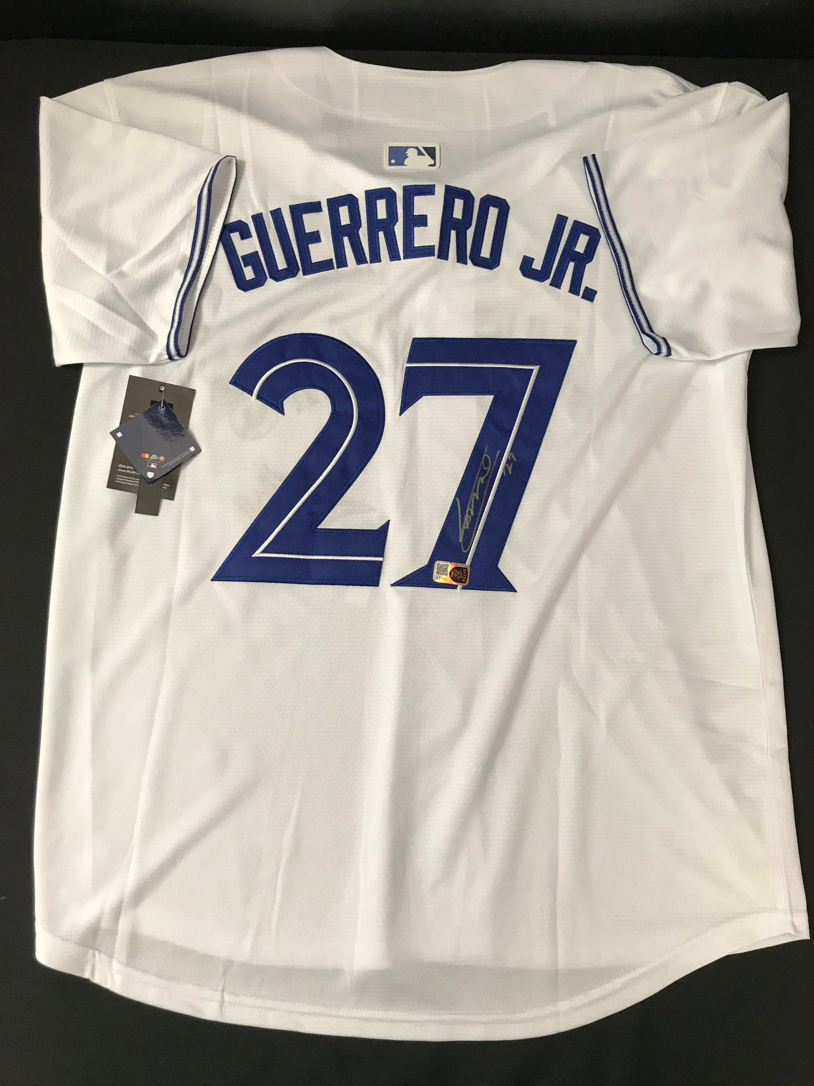 VLADIMIR GUERRERO JR SIGNED TORONTO BLUE JAYS CUSTOM JERSEY - ELITE SPORTS COA