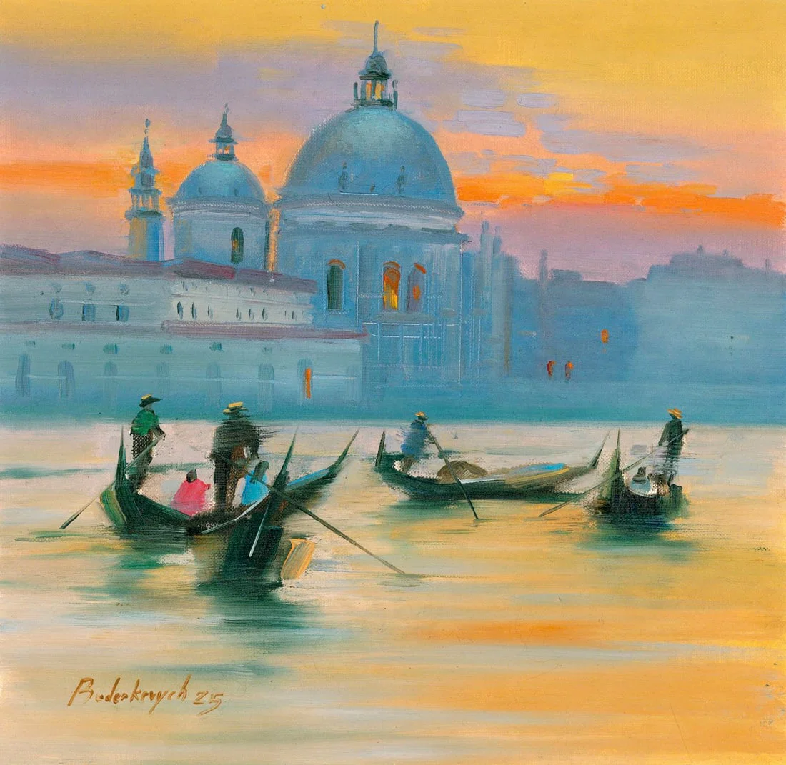 Volodymyr Budenkevych (Ukraine,20/21C) oil painting