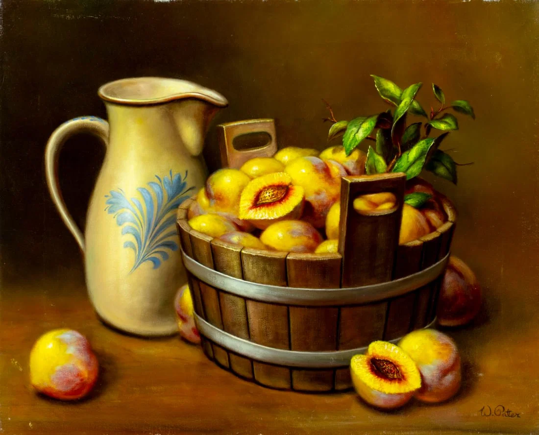 W Pater (US,20C) oil painting