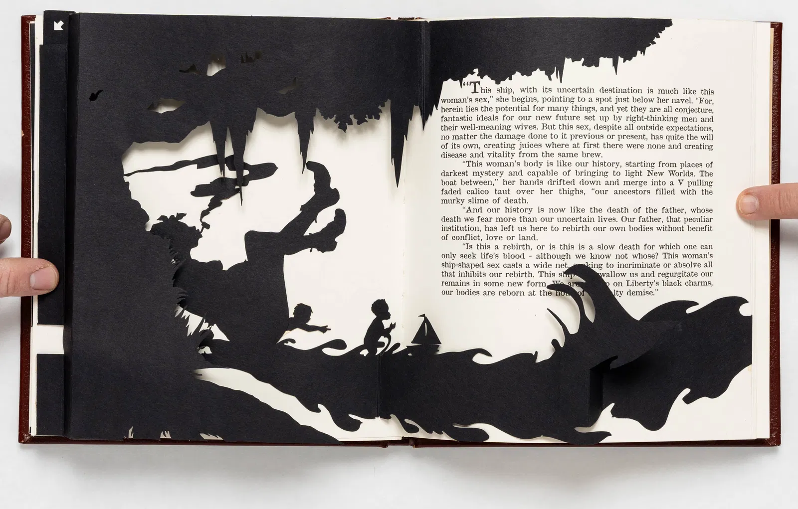 Walker, Kara; Freedom: A Fable [RARE 1997 1ST EDITION WITH ALL POP-UPS & THE RARE, ORIGINAL NORTON